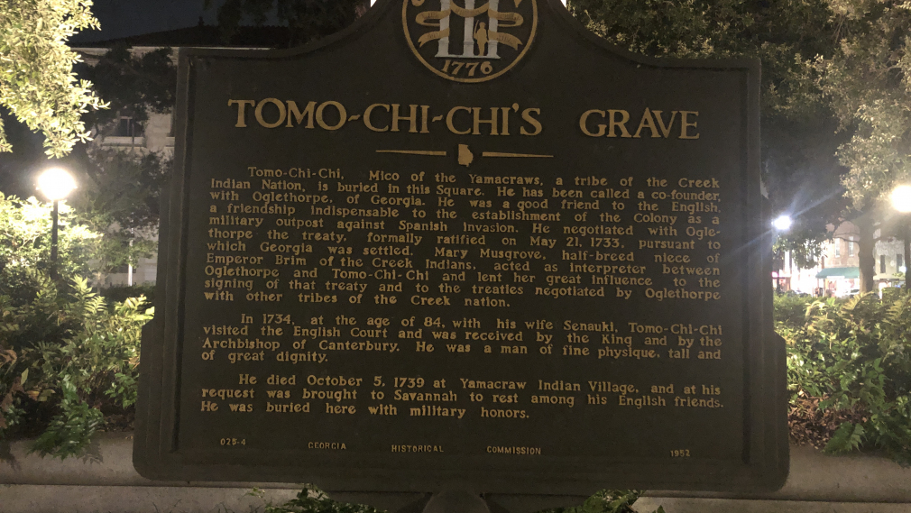 #1 Ghost Tour Tomochichi